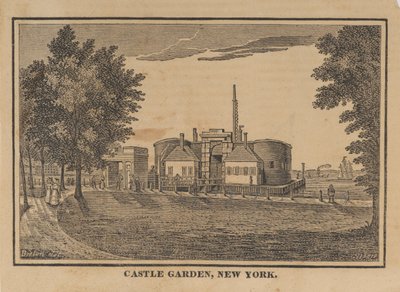 Castle Garden, New York by American School